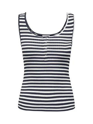 Débardeur Marine/Blanc à Rayures Femme JDY Fransiska 1