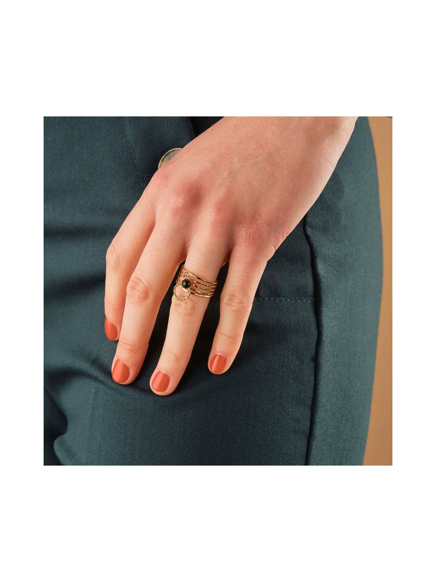 Bague Rosalia - Gris bleuté 2
