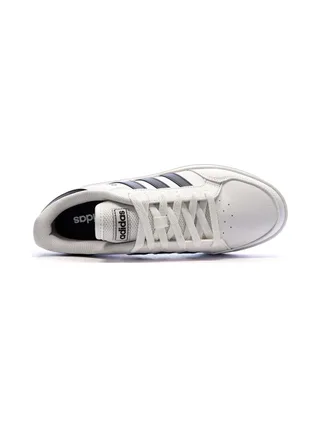 Baskets Blanches/Noires Homme Adidas Breaknet 4