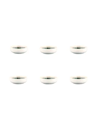 Bol OXYGEN Ø9cm - 6 pièces - Vert de gris 7
