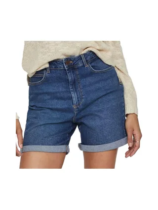 Short Bleu Femme Vila 140 1