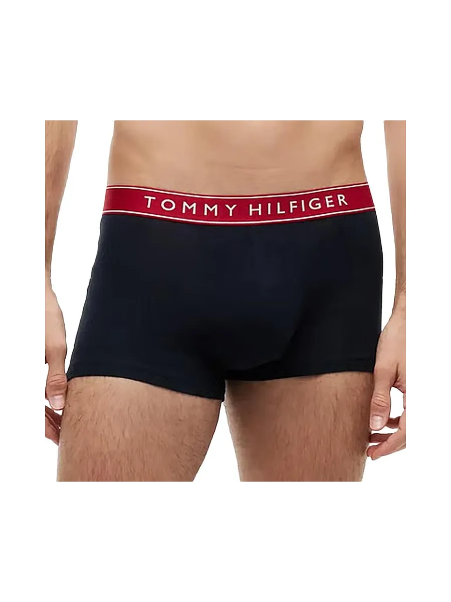 X3 Boxers Noir/Rouge Homme Tommy Hilfiger Trunk 3