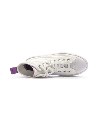 Baskets Blanches/Violettes Femme Converse All Star Move 4