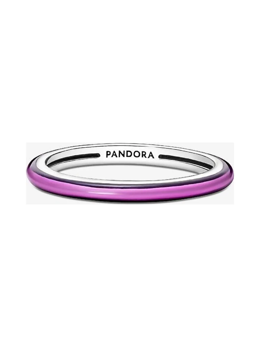 Pandora - Bague Transparent émaillé en argent sterling violet 3
