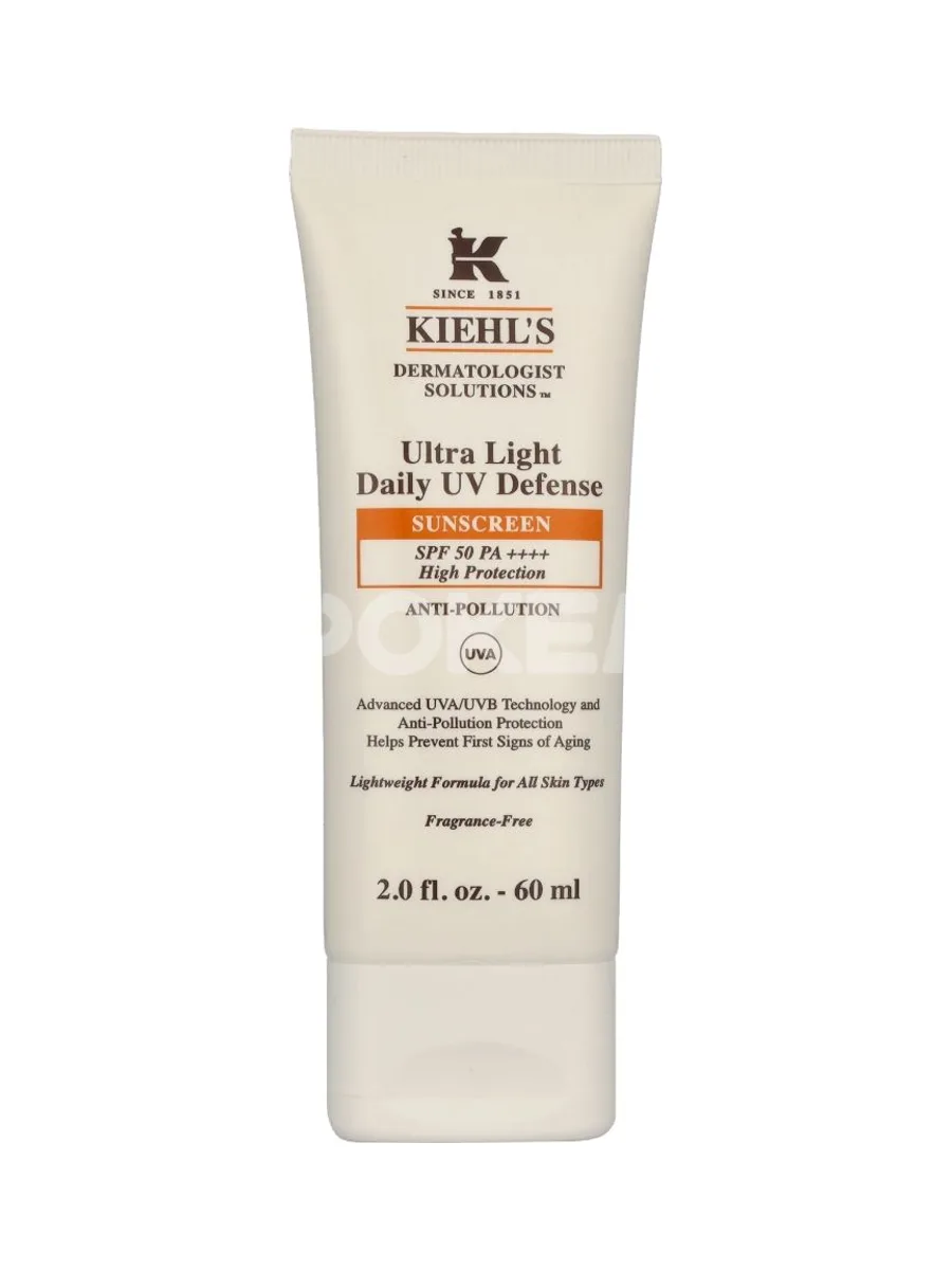 Kiehl's D.S. Ultra Light Daily UV Defense Sunscreen SPF50 60ml - Anti-Pollution For All Skin Types 2