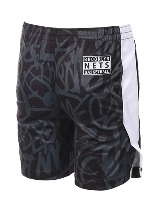 Short de Basketball Noir Garçon NBA Brooklyn Nets 2