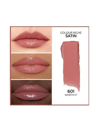 Rouge à Lèvres Satiné Color Riche L'Oréal Paris 601 Worth It 2