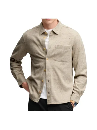 Surchemise Écru Homme Superdry Twill 1