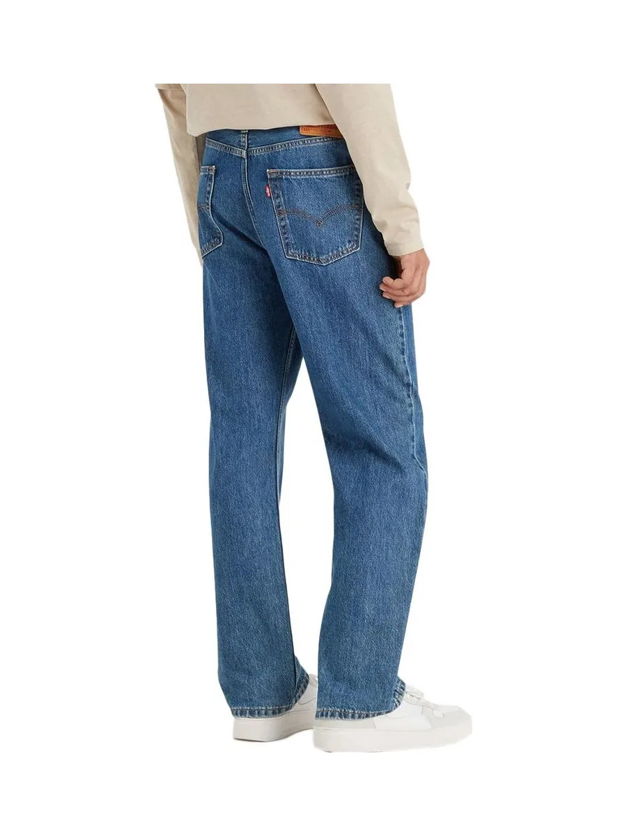 Jean 565 Bleu Brut Homme Levi's Loose Straight Med Indigo 3