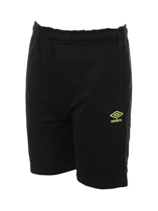 Short Noir/Vert Garçon Umbro Leis 1