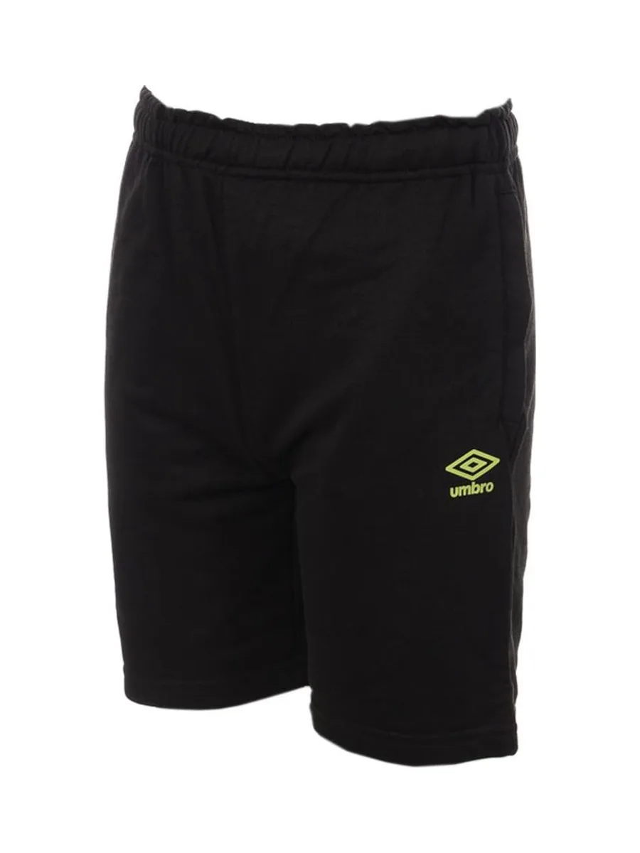 Short Noir/Vert Garçon Umbro Leis 2