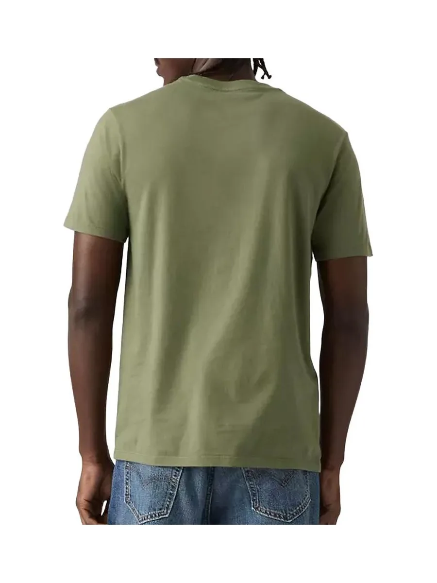 T-shirt Vert Olive Homme Levi's Ss Classic Hm Tee 3