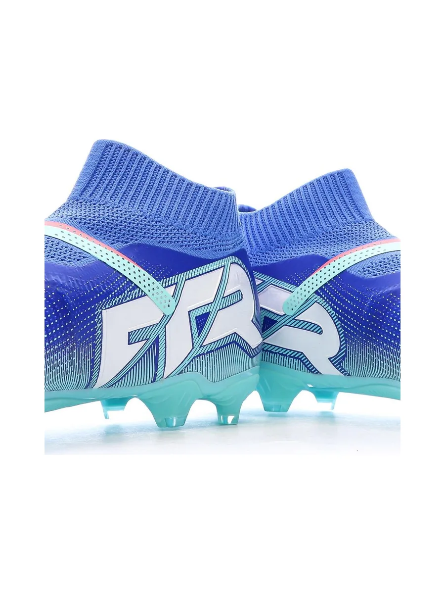 Chaussures de Football Bleues Homme Puma Future 7 Match+ LL FG/AG 8