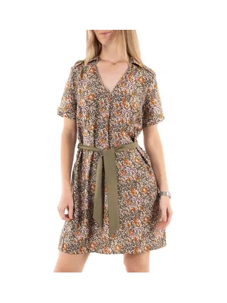 Robe à fleurs Kaki Femme Kaporal COLIN 1