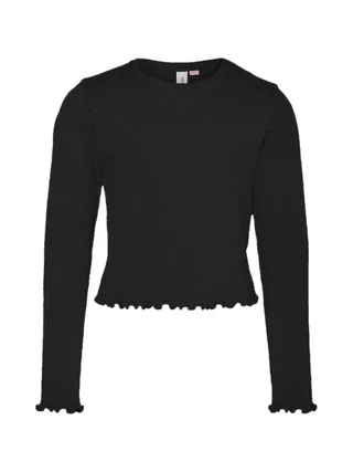 T-Shirt Manches Longues Noir Fille Vero Moda Lavender 1
