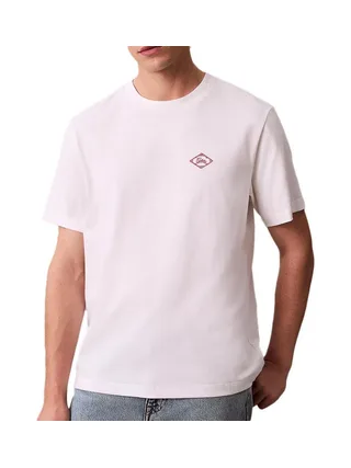 T-Shirt Blanc Homme Calvin Klein Jeans Matchb 1