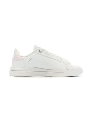 Baskets Blanc/Rose Femme Adidas Court Silk 2