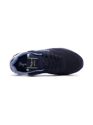 Baskets Bleu Marine Homme Pepe jeans London Berg 4