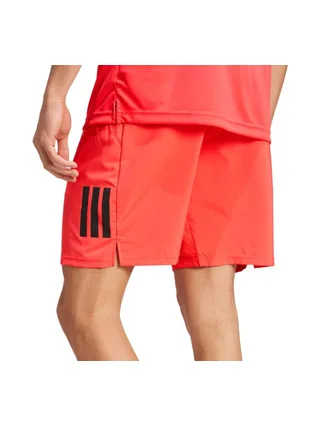 Short de Tennis Rouge Homme Adidas Club 3 2