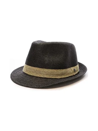 Chapeaux Noir Fedora Via Lorenzo Trilby Ivoire 1