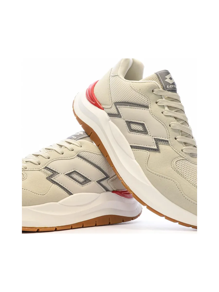 Baskets Beige/Blanche Homme Lotto Twenty6 8