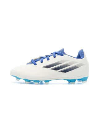 Chaussures de football Blanche/Bleu Garçon Adidas X Speedflow.4 Fxg J 1