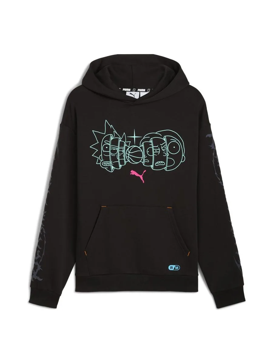 Sweat Noir Homme Puma Hoops X Rick And Morty 2