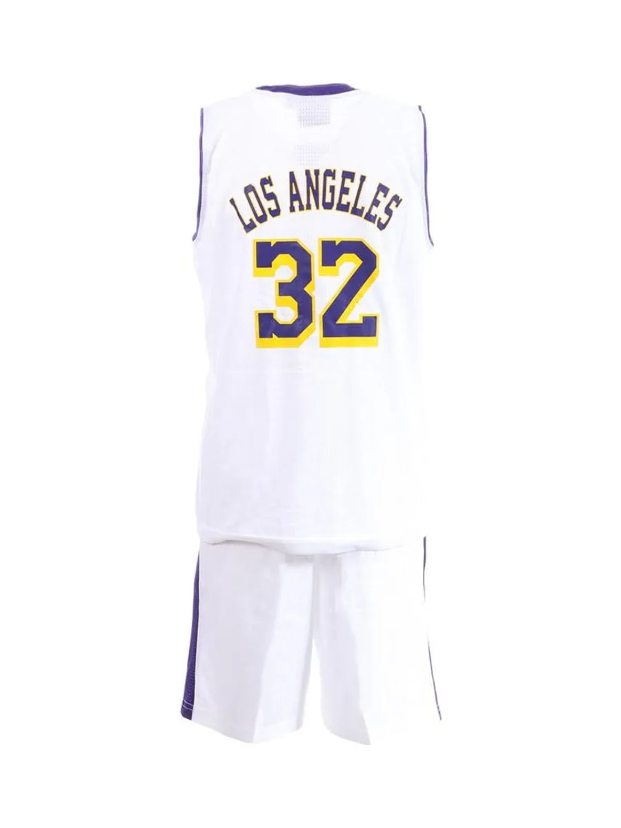 Los Angeles Ensemble de basketball Noir/Orange Enfant Sport Zone 3