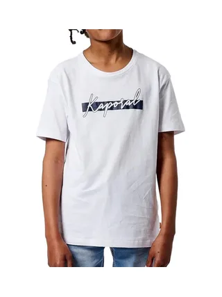 T-shirt Blanc Garçon Kaporal OMILE25 1