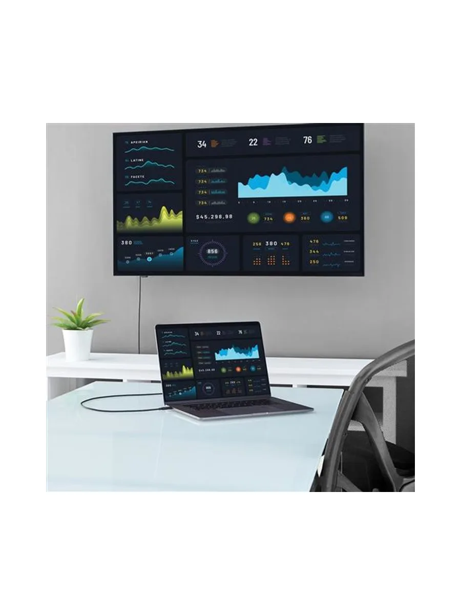 StarTech.com Cable USB C to HDMI 2m 4K60 5