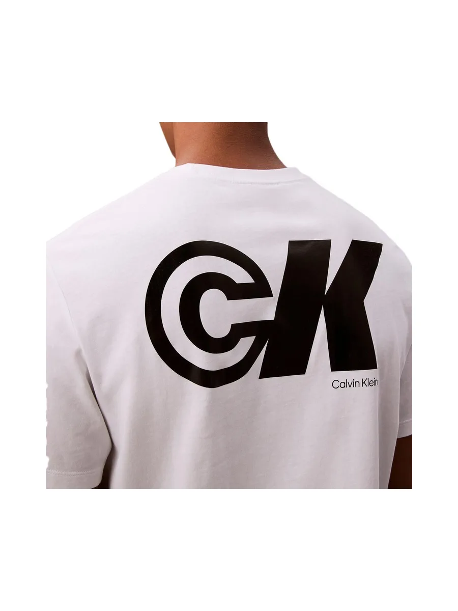 T-Shirt Blanc Homme Calvin Klein Jeans 20s Ck Sport 3