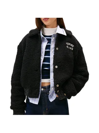 Veste Noire Femme Tommy Hilfiger Varsity 1
