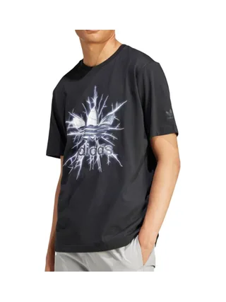T-shirt Noir Homme Adidas Graphic 1