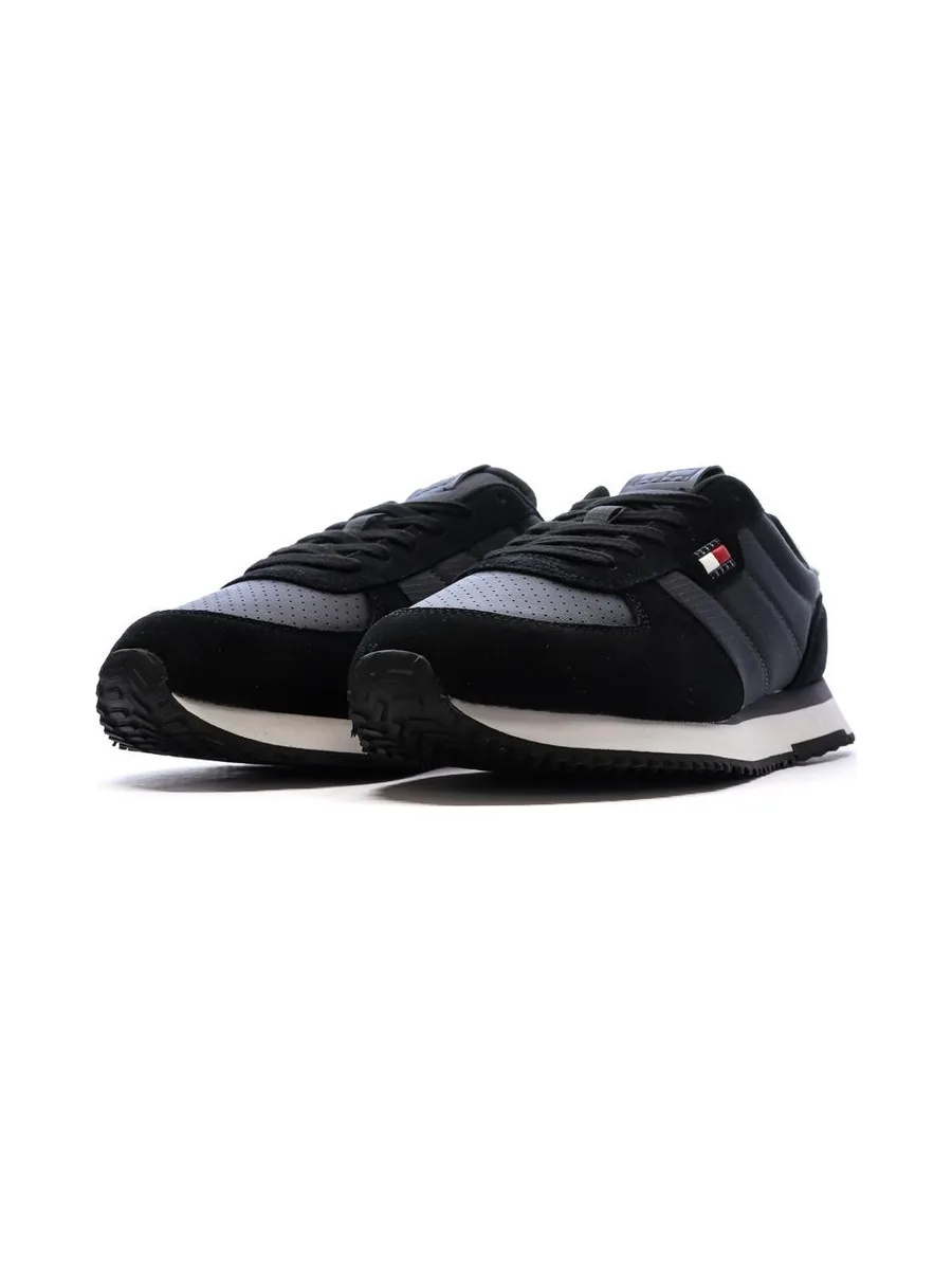 Baskets Noir Homme Tommy Hilfiger Runner Flag 7
