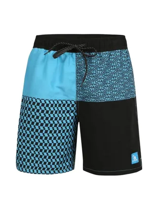 Short de bain Noir/Bleu Homme Gotcha Grid 1