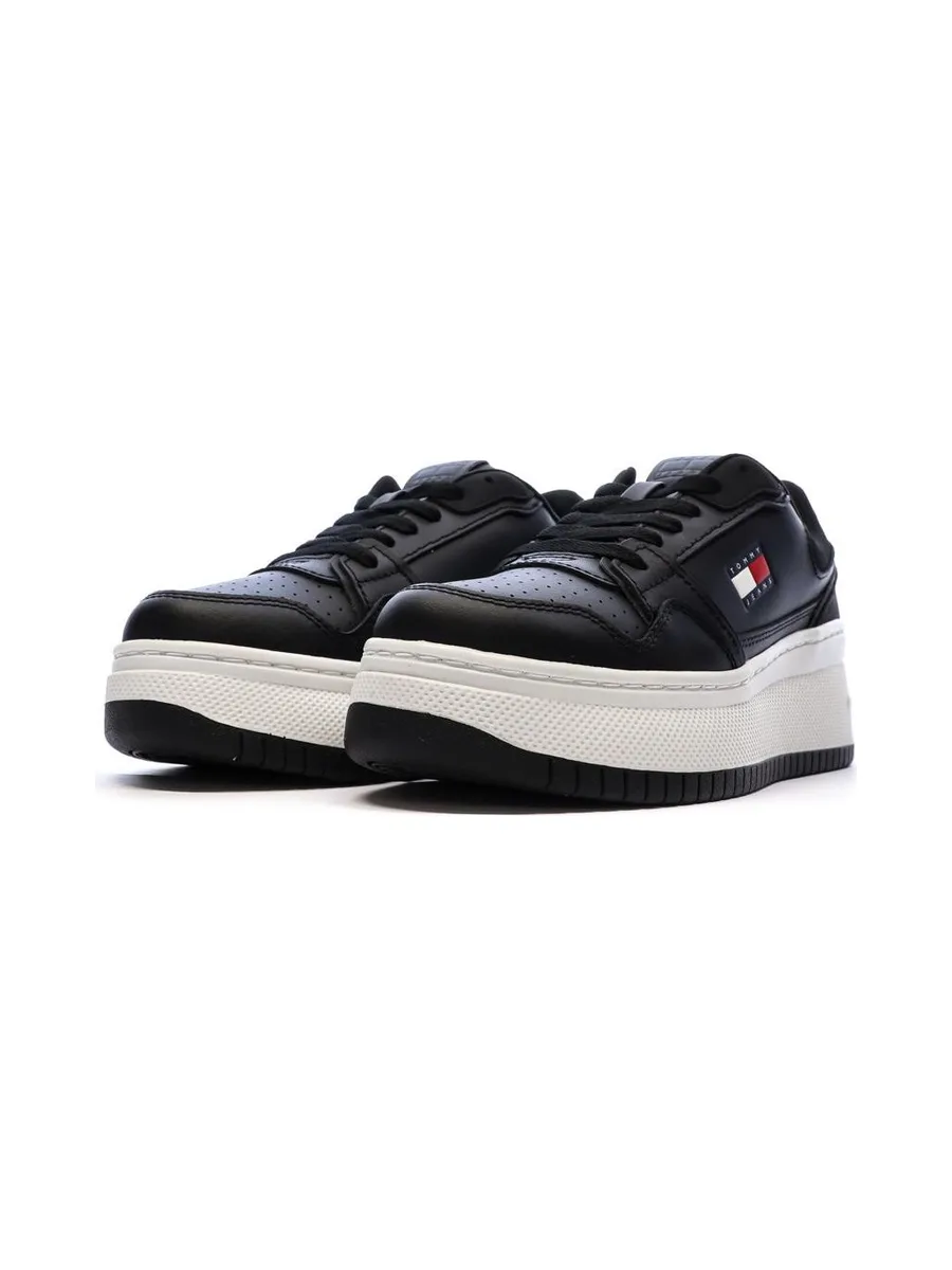 Baskets Noir Femme Tommy Hilfiger Retro 7
