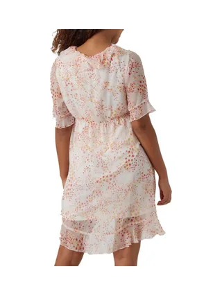 Robe de Grossesse Blanche Femme Vero Moda Marternity Kaya 2
