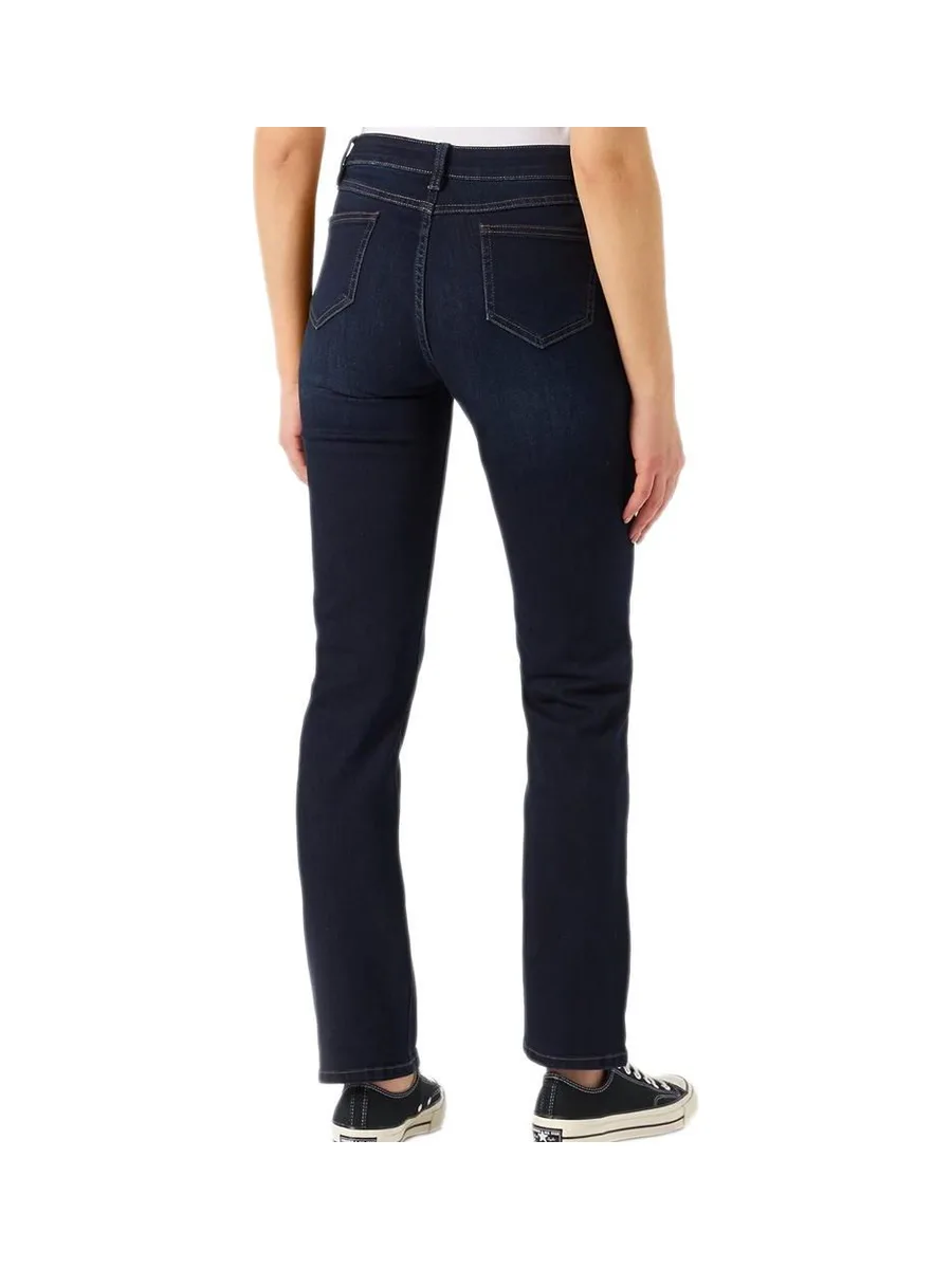 Jean Droit Bleu Foncé Femme Morgan 221 3