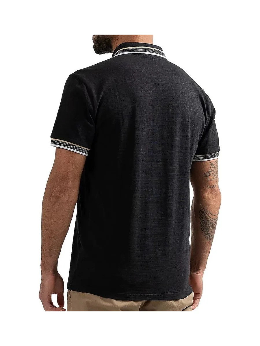 Polo Noir Homme Sun Valley BREKKA 3