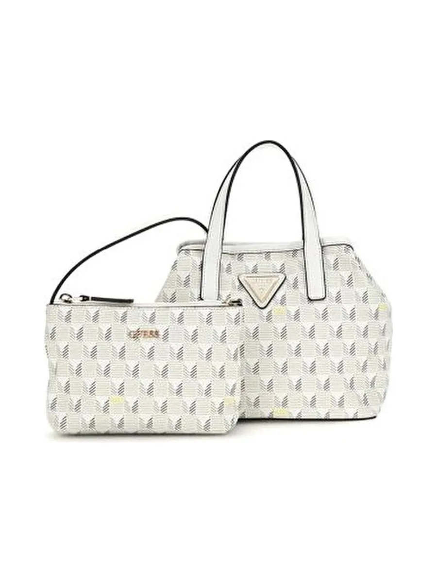 Sac à Main Beige Femme Guess Wave 3