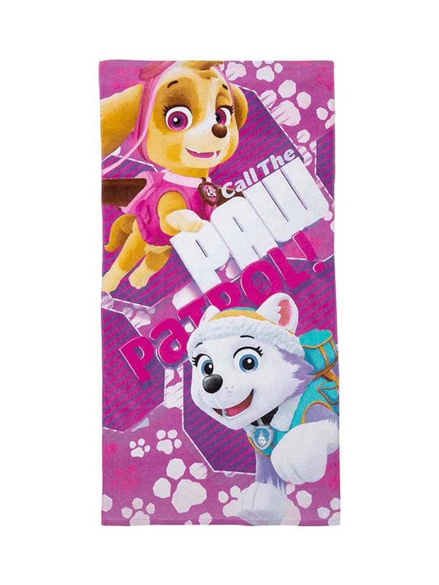 Serviette Rose Fille Sport Zone Toalla Paw Patrol 140x70cm 1