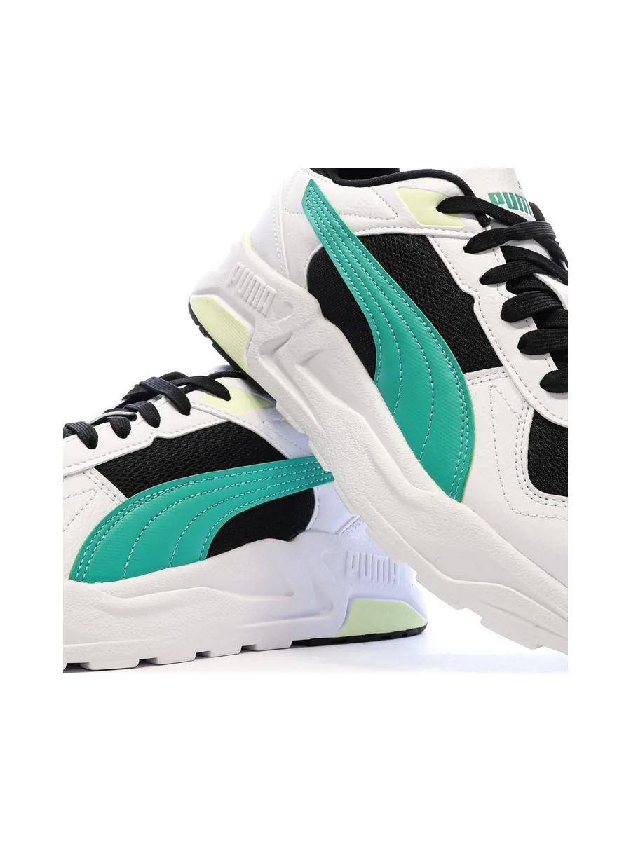 Baskets Noires/Blanches/Turquoise Puma Homme Puma Trinity 2 8