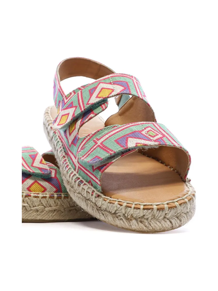 Sandales Roses/Vertes Fille Pare Gabia Doris 8