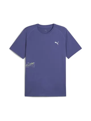 T-Shirt Bleu Homme Puma Graphics 1
