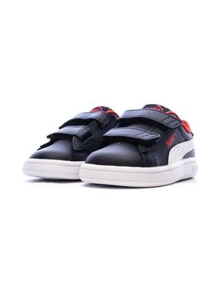 Baskets Marine/Rouge Garçon Puma Smash 3.0 6