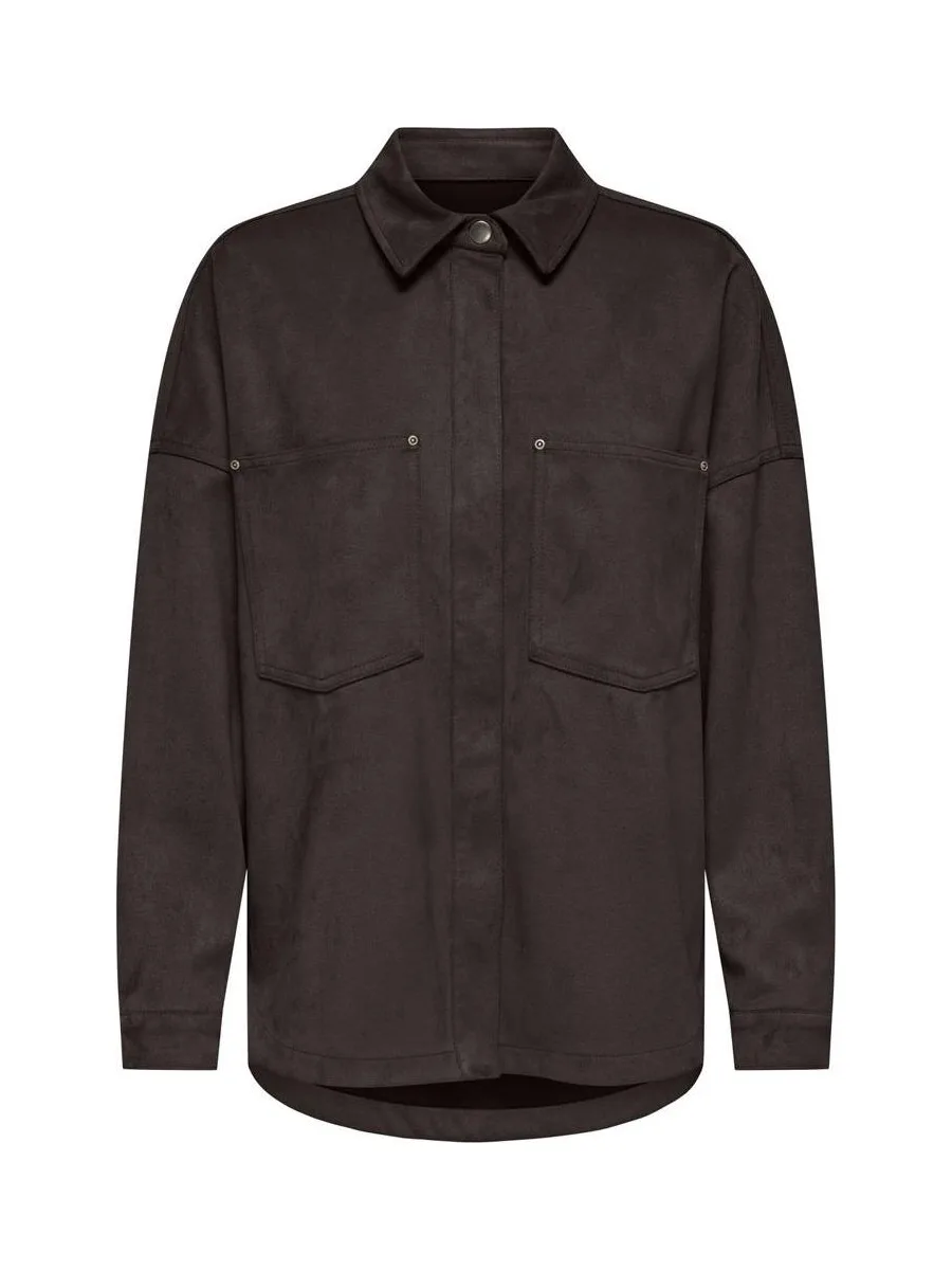 Chemise Marron Femme Only Janine-stina 2