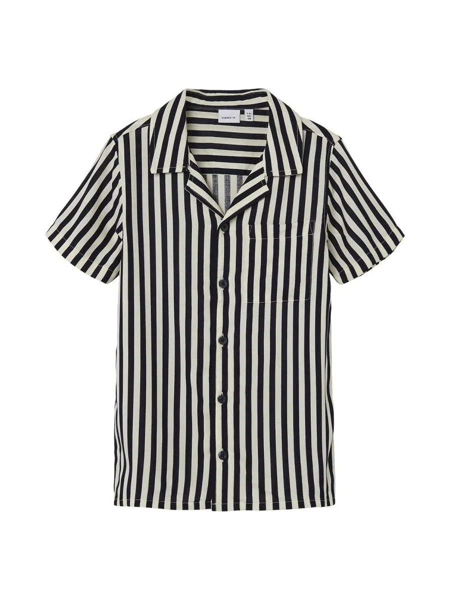 Chemise Rayures Noir/Blanc Garçon Name it Ferane 3