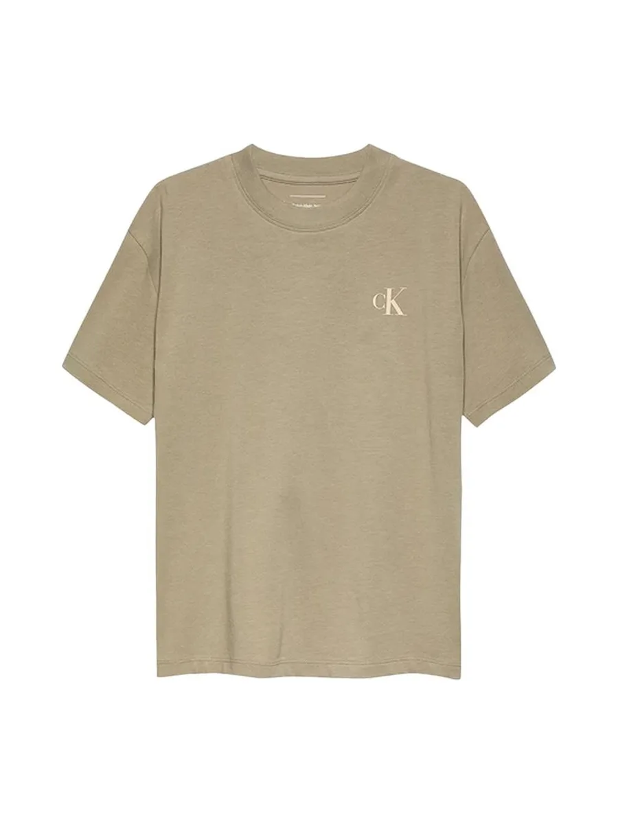 T-Shirt Marron Garçon Calvin Klein Jeans Miami 3