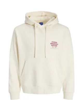 Sweat à Capuche Écru Homme Jack & Jones Meadows 1
