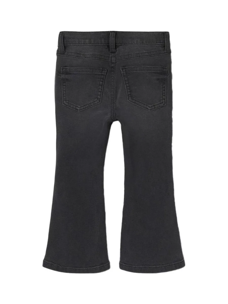 Jean Bootcut Noir Fille Name it Polly 2